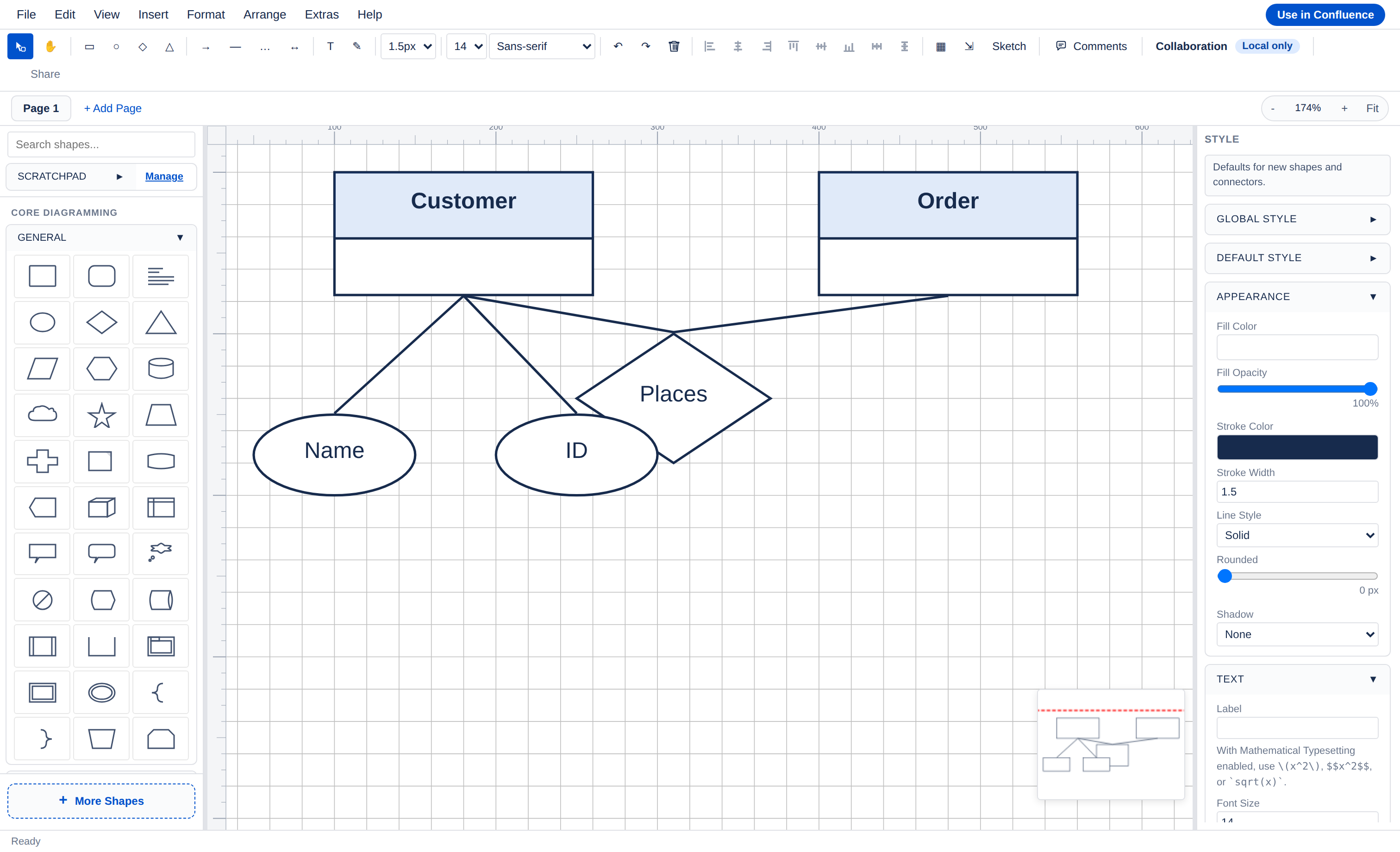 diagram.now ERD editor screenshot